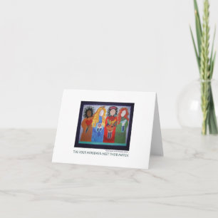 Die vier Reiter treffen ihr Match Karte