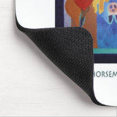 Die vier Reiter treffen ihr Match Mousepad (Ecke)