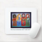 Die vier Reiter treffen ihr Match Mousepad (Mit Mouse)