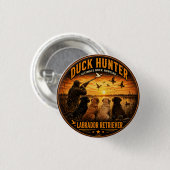 Die vier Retriever – Entenjagd Button (Vorne & Hinten)