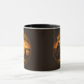 Die vier Retriever – Entenjagd  Tasse (Zentrum)