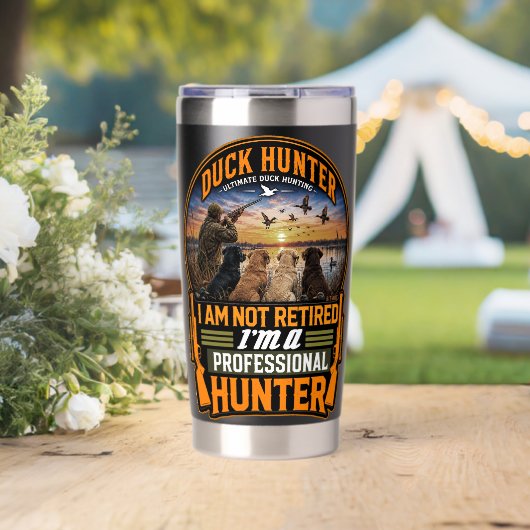 Die vier Retriever – Entenjagd Thermobecher (Hochzeit (gedreht))