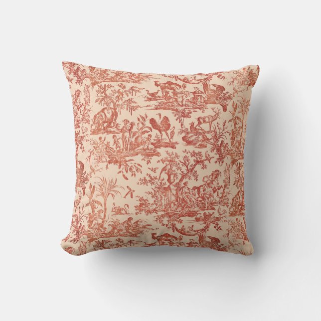 Die vier Teile der Welt Kissen (Vorderseite)