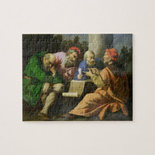 Die vier Väter der Kirche (Öl auf der Leinwand Puzzle
