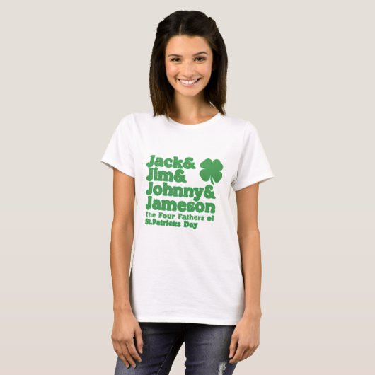 Die vier Väter des St. Patricks Day T-Shirt (Vorne ganz)