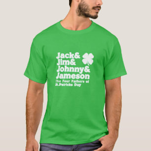 DIE VIER VATER SCHLIESSEN. PATRICK'S DAY T-Shirt