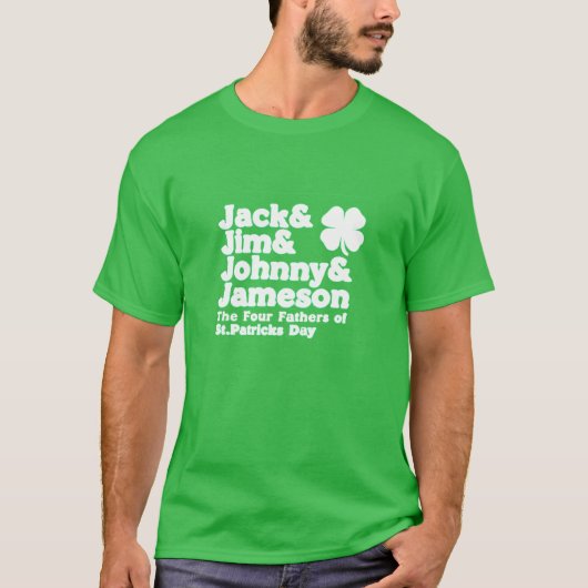 DIE VIER VATER SCHLIESSEN. PATRICK'S DAY T-Shirt (Vorderseite)