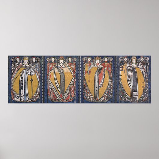 Die vier vierzig Karten Poster (Vorne)