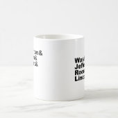 Die vier Vorvatergegenden des Berges Rushmore Kaffeetasse (Mittel)