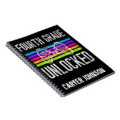 Die vierte Stufe ist wieder in die Schule Personal Notizblock (Rechte Seite)