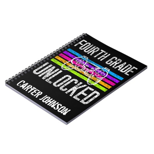 Die vierte Stufe ist wieder in die Schule Personal Notizblock (Linke Seite)