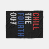 Die vierte Unabhängigkeitsflagge der USA auf Platz Fleecedecke (Vorderseite (Horizontal))