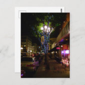 Die Viertel der Gaslampen Postkarte (Vorne/Hinten)