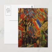 Die vierzehnte Juli-Feier in Paris Postkarte (Vorne/Hinten)