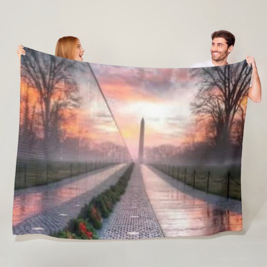 DIE VIETNAMWAND FLEECEDECKE (Beispiel)
