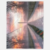 DIE VIETNAMWAND FLEECEDECKE (Vorderseite)