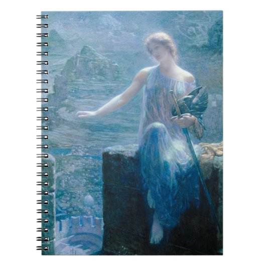 Die Vigil der Walküre Edward Robert Hughes Kunst Notizblock (Vorderseite)