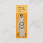 Die viktorianische Art-nennende Karte der (Rückseite)