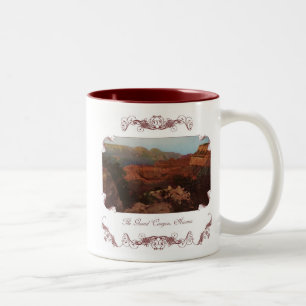 Die Viktorianische Kaffee-Tasse des Grand Canyon Zweifarbige Tasse