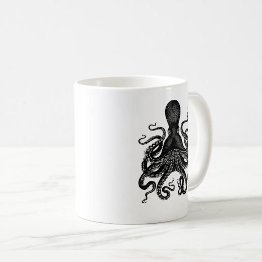 Die viktorianische Krake Kaffeetasse (VorderseiteRechts)