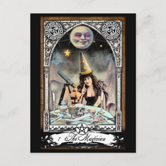 Die Viktorianische Magician Tarot Card Postkarte (Vorderseite)