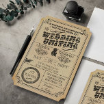 Die Viktorianische Steampunk-Hochzeitssammlung Einladung<br><div class="desc">Die Viktorianische Steampunk Wedding Collection.</div>