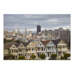 Die Viktorianischen Pink-Damen-Häuser im  Stil Fotodruck