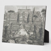 Die Villa d'Este in Tivoli (Gravur) Fotoplatte (Seite)