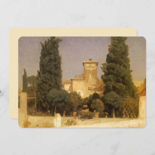 Die Villa Malta, Rom von Lord Frederic Leighton (Vorne/Hinten)