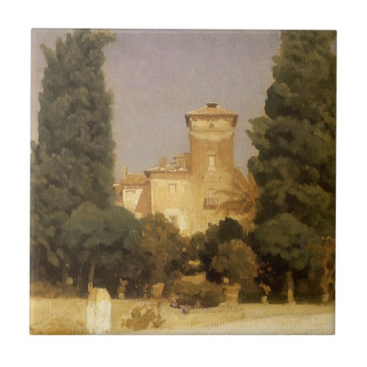 Die Villa Malta, Rom von Lord Frederic Leighton Fliese (Vorderseite)