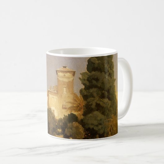 Die Villa Malta, Rom von Lord Frederic Leighton Kaffeetasse (VorderseiteRechts)