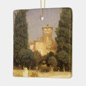 Die Villa Malta, Rom von Lord Frederic Leighton Keramikornament (Links)