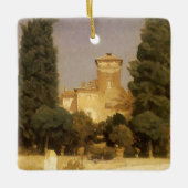 Die Villa Malta, Rom von Lord Frederic Leighton Keramikornament (Vorderseite)
