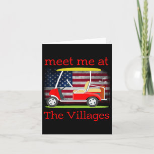 Die "Villages Florida Retirement American Flag" Karte