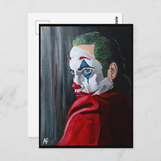 Die Villain-Malerei von Alfred Fox Collvable Postkarte (Vorne/Hinten)