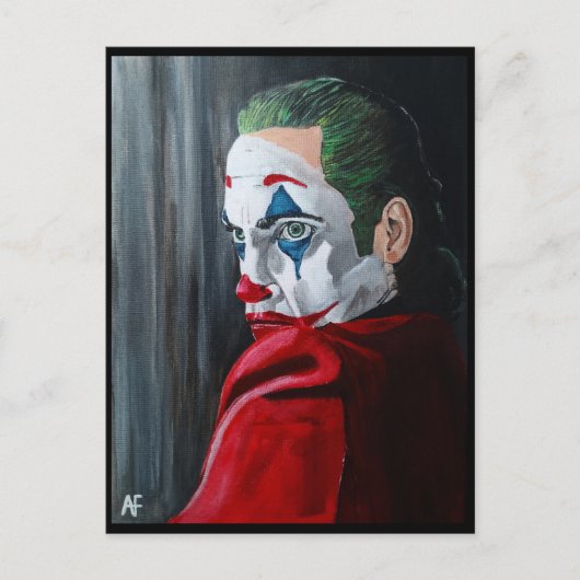 Die Villain-Malerei von Alfred Fox Collvable Postkarte (Vorderseite)