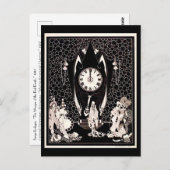 Die Vintage Abbildung des Roten Todes Postkarte (Vorne/Hinten)