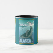 Die Vintage Alaskan-Reiseumarmung Tasse (Zentrum)