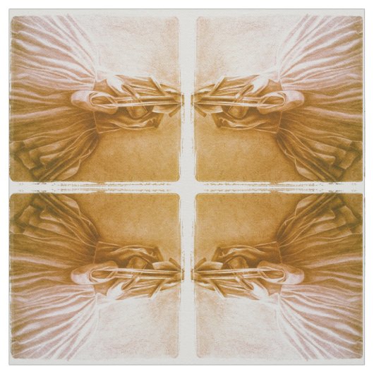 Die Vintage Ballerina Stoff (Muster)