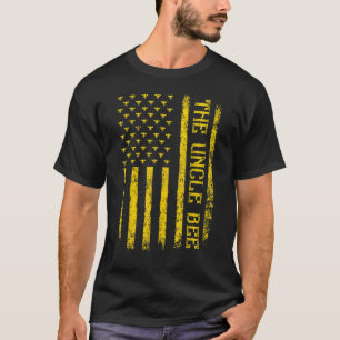 Die Vintage Bienenflagge des Mens American Flag Th T-Shirt