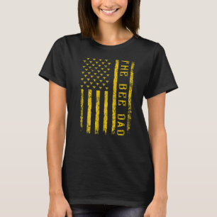 Die Vintage Bienenflagge des Vaters der Biene T-Shirt