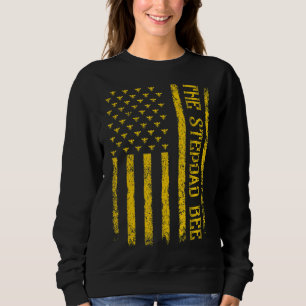 Die Vintage Bienenflagge von Mens American Flag Th Sweatshirt