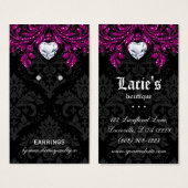 Die Vintage Damassousschmuck-Schwarzschmuck soll d (Vorne & Hinten)