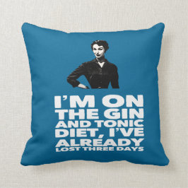 Die Vintage Dame Gin und Tonic Diet Kissen