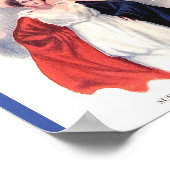 Die Vintage Frauenruhe 1920 Poster (Ecke)