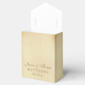 Die Vintage Glam Gold Confetti Wedding Collection Geschenkschachtel (Geöffnet)