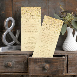 Die Vintage Glam Gold Confetti Wedding Collection Programm