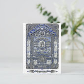 Die Vintage Gravur des Herrn Postkarte (Stehend Vorderseite)