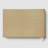 Die Vintage Hochzeitskollektion aus Eichenholz Gästebuch (Rückseite)