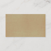 Die Vintage Hochzeitskollektion aus Eichenholz Platzkarte (Rückseite)